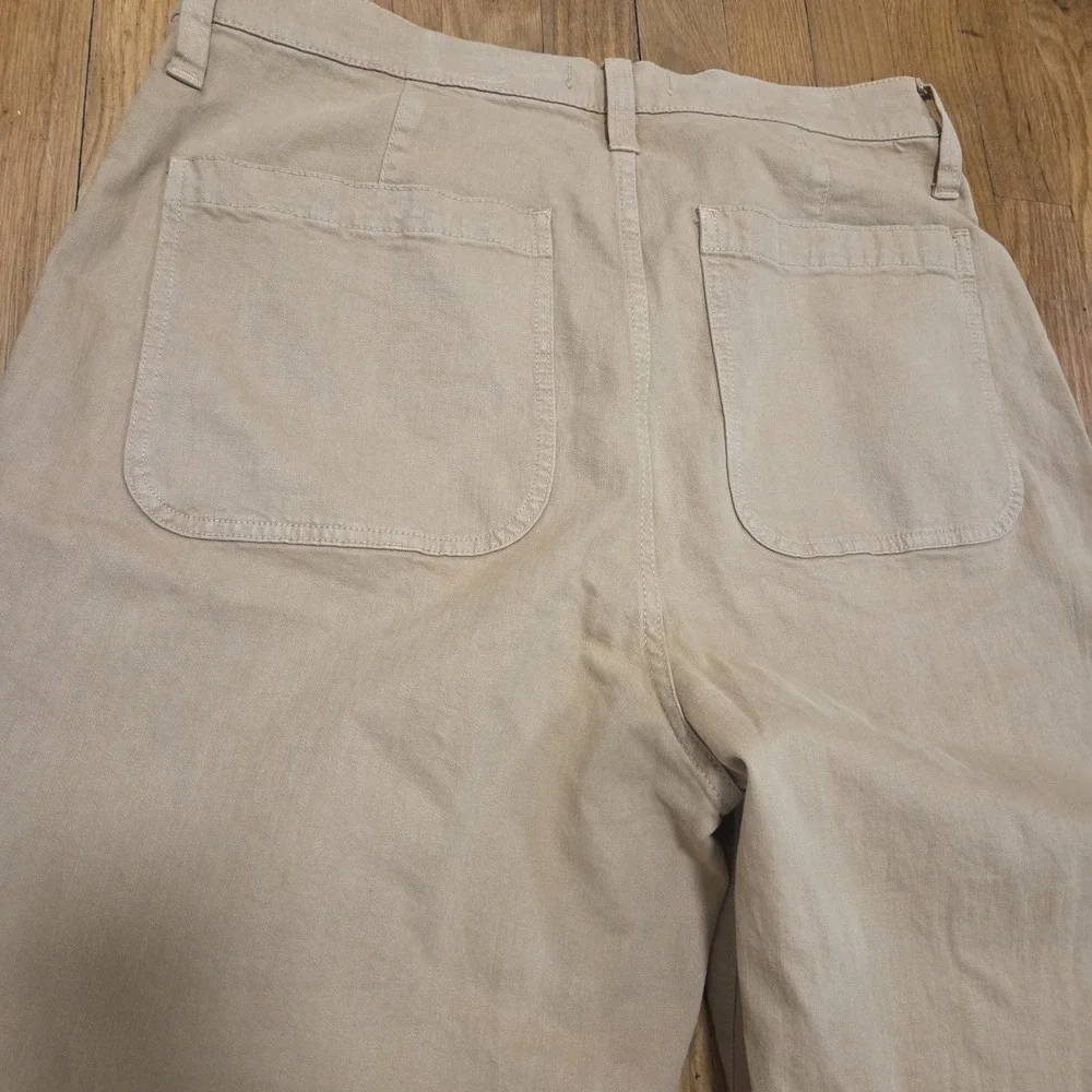 Madewell Womens Casual Everyday Patch‎ Pocket Utility Cargo Pants Deep Khaki 33